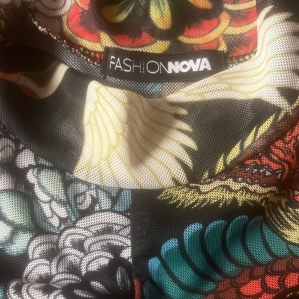 Fashion Nova Multicolor Floral Top - Picture 3 of 6